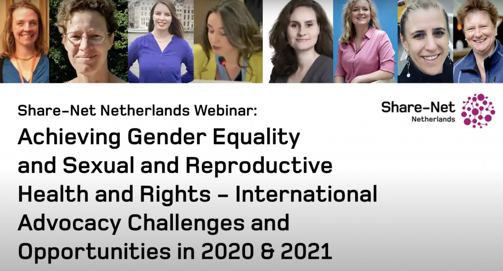 Webinar report Achieving Gender Equality and Sexual and