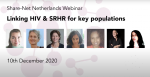 Webinar report: Linking HIV and SRHR for female key populations