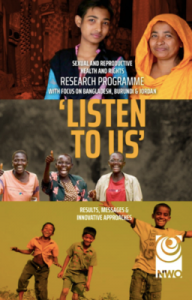 ‘Listen to us’: results, messages, innovative approaches